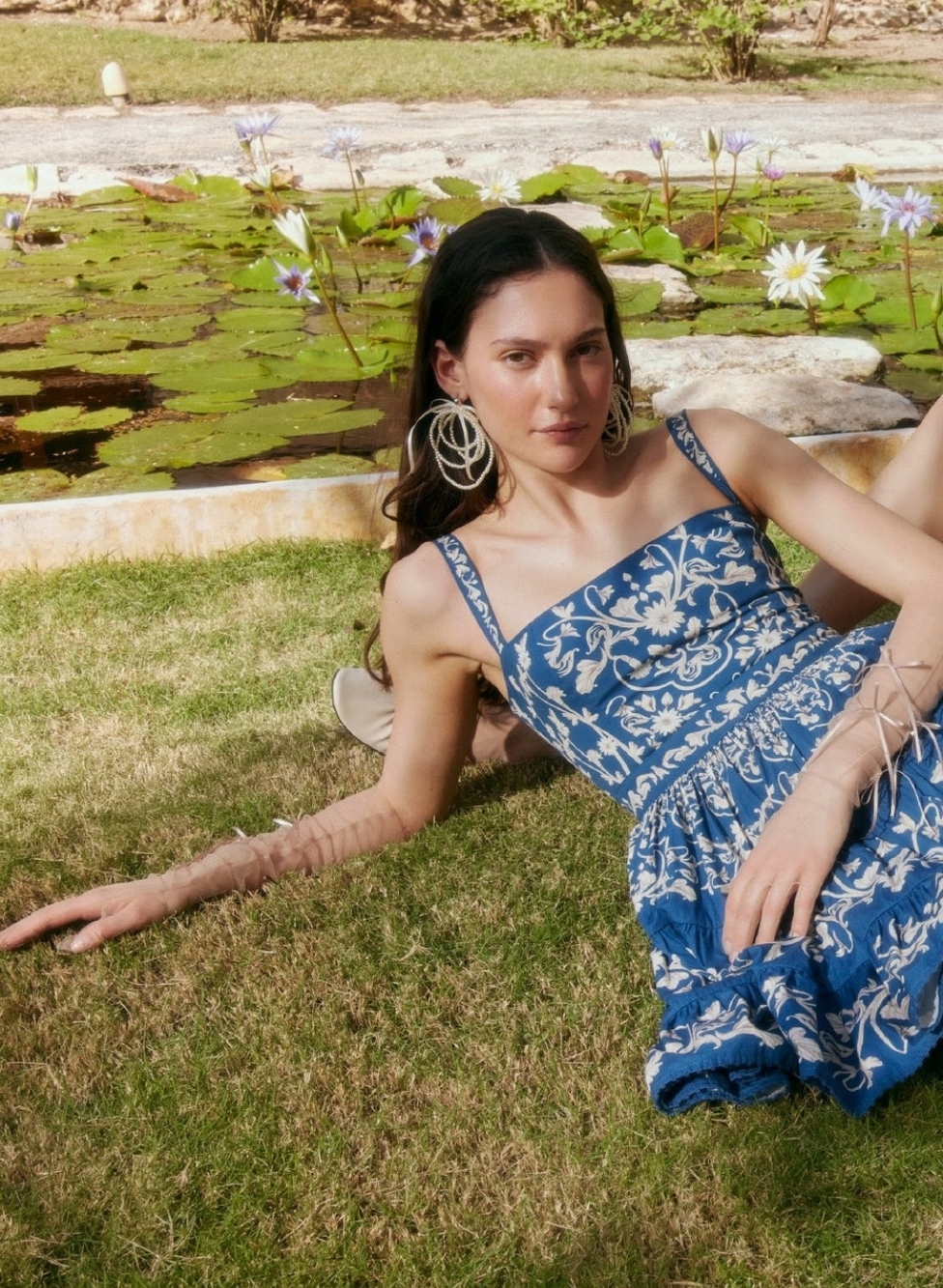Agua By Agua Bendita Lima Ribbons Mini Dress - Picture 3 of 14